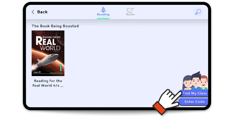 Click on CLASS BOOSTER